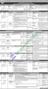 Punjab Public Service Commission - PPSC Jobs Advertisement No. 1/2023 Punjab Public Service Commission - PPSC Jobs Advertisement No. 1/2023